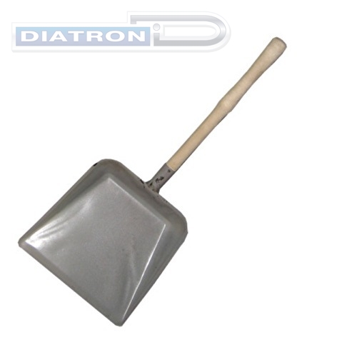 Совок для мусора металлический на  деревянной ручке 25см ― компания Диатрон