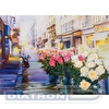 Набор для вышивания "PANNA" "Живая картина" JK-2021 "Цветы Парижа" 24.5 х 17.5 см