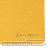 Планинг недатированный BRAUBERG Select, 305х140мм, обложка балакрон, 60л, желтый