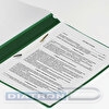 Папка скоросшиватель с прозрачным верхним листом, А4,  зеленая (Э)