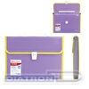 Папка-портфель на 13 отделений BRAUBERG JOY, А4, 330х245х35 мм, пластик,  с окантовкой, фиолетовая