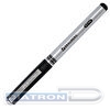 Ручка-роллер BRAUBERG, 0.5мм, корпус серый, черные детали, черная