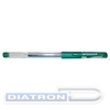 Ручка гелевая SPONSOR SGP02, резиновый упор, 0.5мм, зеленая