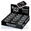 Ластик BRAUBERG BlackJack, 40х20х11мм, трёхслойный, чёрный, картонный держатель