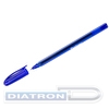 Ручка шариковая BERLINGO Triangle 100T, 0.5/0.7мм, корпус прозрачный, трехгранный, синяя