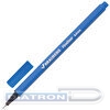 Ручка капиллярная BRAUBERG Aero, 0.4мм, корпус трехгранный, металлический наконечник, голубая