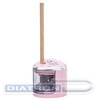 Точилка электрическая BRAUBERG DUAL, 2 диаметра карандашей, питание от 4 батареек АА, розовая