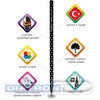 Карандаш чернографитный BRAUBERG Premium Turkey Dots, НВ, заточенный, корпус ассорти, дисплей, 72шт/уп