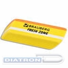 Ластик BRAUBERG Fresh Zone, 60х18х12мм, прямоугольный, скошенный, термопластичная резина, ассорти