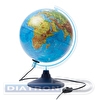 Глобус физико-политический Globen, D=250мм, с подсветкой, интерактивный