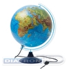 Глобус физико-политический Globen, D=320мм, с подсветкой