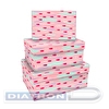Набор подарочных коробок MESHU Stylish pink 3в1, 19х12х7,5см, 17х11х6см, 15х10х5см