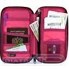 Органайзер для документов Lamark Travel, 125х240х280мм, карман снаружи, 9 карманов внутри, подклад розовый, цвет фиолетовый