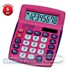 Калькулятор настольный  8 разр. CITIZEN SDC-450, двойное питание, 120х87х22мм, розовый