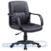 Кресло офисное BRABIX Hit MG-300, крестовина пластик, экокожа черная