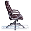 Кресло руководителя BRABIX Maestro EX-506, крестовина пластик, экокожа коричневая, BRABIX-NOV