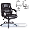 Кресло руководителя BRABIX Eldorado EX-504, крестовина пластик, экокожа черная, BRABIX-NOV