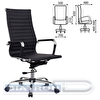 Кресло руководителя BRABIX Energy EX-509, рециклированная кожа, хром, черное, BRABIX-NOV