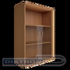 Шкаф полузакрытый со стеклом RIVA 770х365х1200мм, Груша Ароза