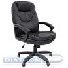 Кресло руководителя CHAIRMAN 668 LT, крестовина пластик, экокожа премиум черная