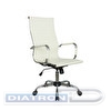 Кресло руководителя RIVA Chair 6002-1, крестовина металл, экокожа бежевая