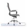 Кресло руководителя RIVA Chair 6002-1, крестовина металл, экокожа черная