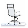 Кресло руководителя RIVA Chair 6001-1, крестовина пластик, сетка белая