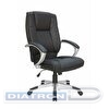 Кресло руководителя RIVA Chair Лотос 9036, крестовина пластик, экокожа черная