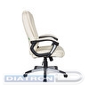 Кресло руководителя RIVA Chair 9211, крестовина пластик, экокожа бежевая