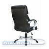 Кресло руководителя RIVA Chair Стелс 9112, крестовина пластик, экокожа черная