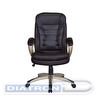 Кресло руководителя RIVA Chair 9110, крестовина пластик, экокожа коричневая