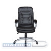 Кресло руководителя RIVA Chair 9110, крестовина пластик, экокожа черная