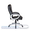 Кресло руководителя RIVA Chair 9110, крестовина пластик, экокожа черная