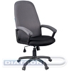 Кресло руководителя Helmi HL-E79 Elegant, ткань TW черная/серая
