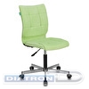 Кресло офисное БЮРОКРАТ CH-330M, крестовина металл, без подлокотников, ткань светло-салатовая (VELV81)
