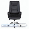 Кресло руководителя BRABIX Forward EX-570, хром, экокожа, черное, BRABIX-NOV