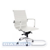 Кресло офисное RT-04Q, крестовина хром, газлифт SHS, нагрузка 120кг, экокожа белая