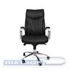 Кресло руководителя RT-346, крестовина хром, мультиблок, максимальная нагрузка 120кг, экокожа черная