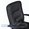 Кресло руководителя BRABIX Bit EX-550, хром, экокожа, черное, BRABIX-NOV