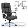 Кресло руководителя BRABIX Premium Blocks HD-008, нагрузка до 200 кг, экокожа, серое, BRABIX-NOV