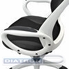 Кресло руководителя BRABIX Premium Genesis EX-517, пластик белый, ткань/экокожа/сетка черная, BRABIX-NOV
