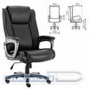 Кресло руководителя BRABIX Premium Solid HD-005, нагрузка до 180 кг, рециклированная кожа, черное, BRABIX-NOV