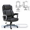 Кресло руководителя BRABIX Premium Favorite EX-577, пружинный блок, рециклированная кожа, черное, BRABIX-NOV