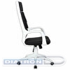 Кресло руководителя BRABIX Premium Prime EX-515, пластик белый, ткань, черное, BRABIX-NOV