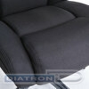 Кресло руководителя BRABIX Premium Solid HD-005, нагрузка до 180 кг, ткань, черное, BRABIX-NOV