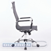 Кресло руководителя BRABIX Line EX-530, хром, сетка, черное, BRABIX-NOV