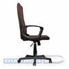 Кресло руководителя BRABIX Focus EX-518, ткань, коричневое, BRABIX-NOV