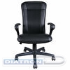 Кресло офисное BRABIX Optima MG-370, с подлокотниками, экокожа/ткань, черное, BRABIX-NOV