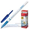 Ручка шариковая BRAUBERG офисная, 0.5/1.0мм, синяя